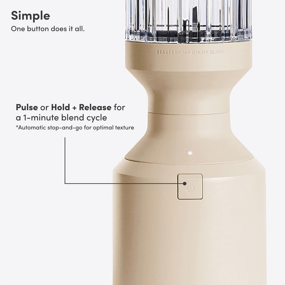 Mega Plus 1200 blender - sand